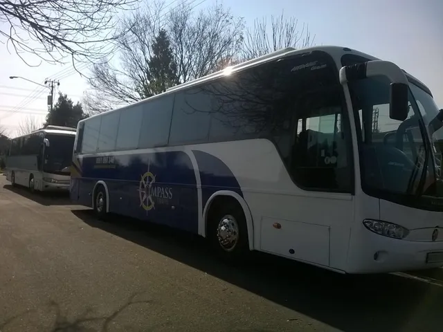A Compass Travel fleet vehicle