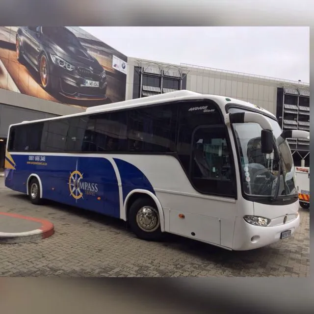A Compass Travel fleet vehicle