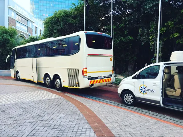 A Compass Travel fleet vehicle