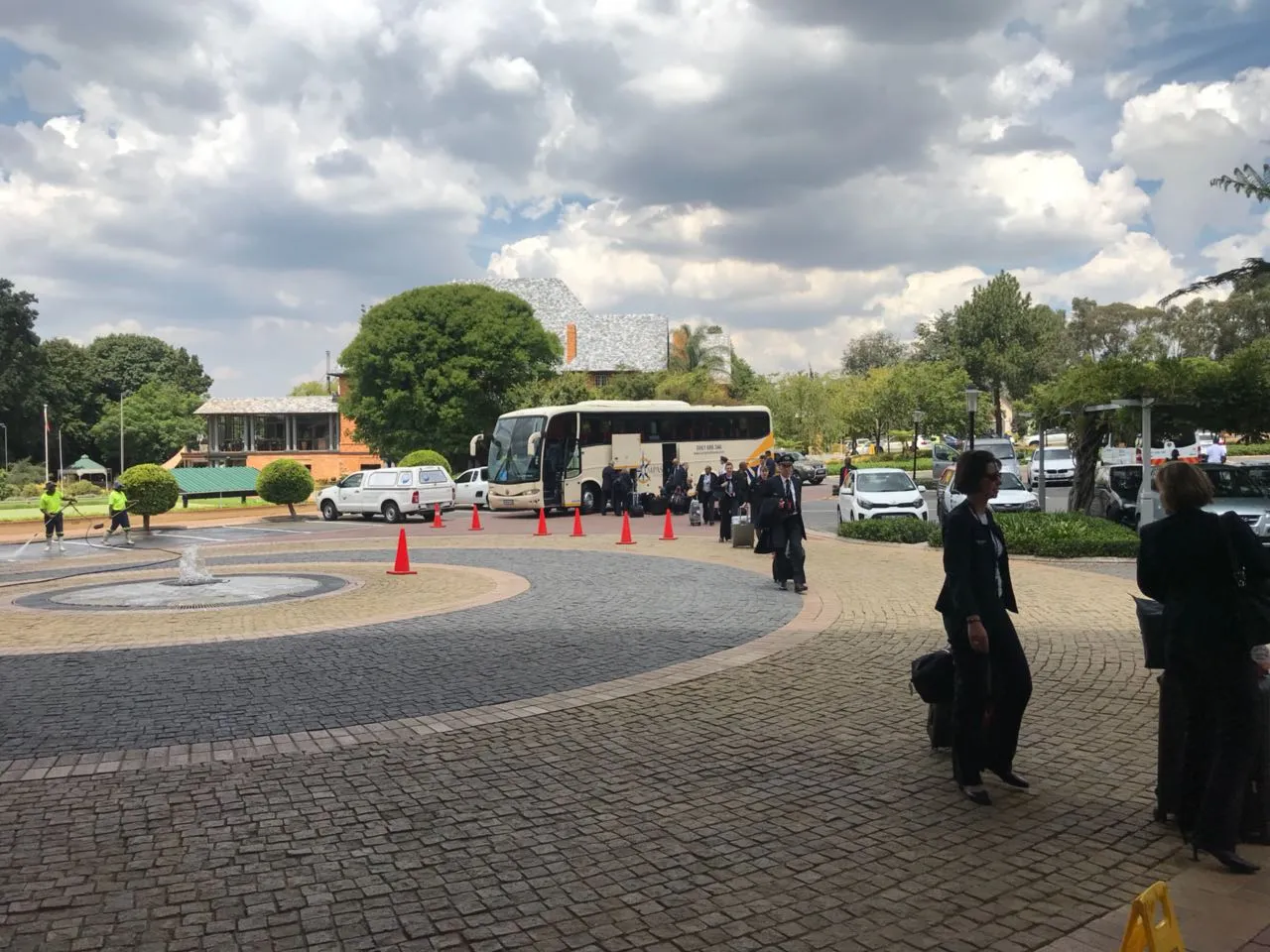 A Compass Travel fleet vehicle
